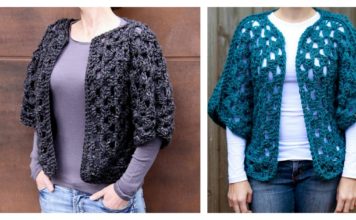 Granny Shrug Free Crochet Pattern