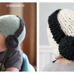 Kids Headphone Hat Free Knitting Pattern