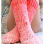 Kids Slipper Socks Free Crochet Pattern
