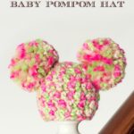 Newborn Spring Blossom Pom Pom Hat Free Crochet Pattern