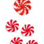 Peppermint Coasters Free Crochet Pattern