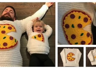Pizza Pie Sweater Crochet Pattern