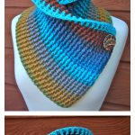 Sassy Autumn Ribbed Cowl Free Crochet Pattern