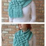 Woven Cowl Scarf Crochet Pattern