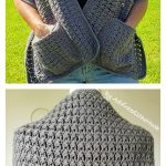 Wrap with pockets Crochet Pattern