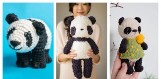 7 Panda Amigurumi Free Crochet Pattern
