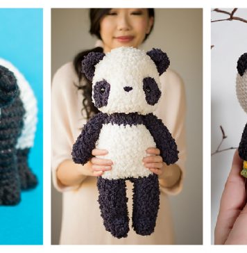 7 Panda Amigurumi Free Crochet Pattern