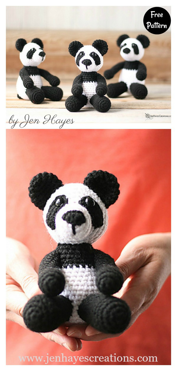 Adorable Panda Amigurumi FREE Crochet Pattern