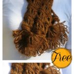 Broomstick Lace Scarf Free Crochet Pattern