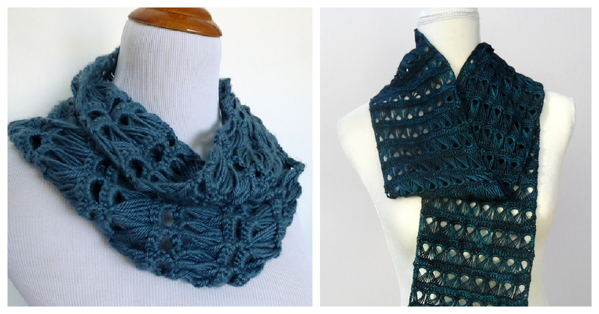 Broomstick Lace Scarf Free Crochet Pattern