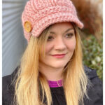 Capitol Couture Newsboy Hat Free Crochet Pattern