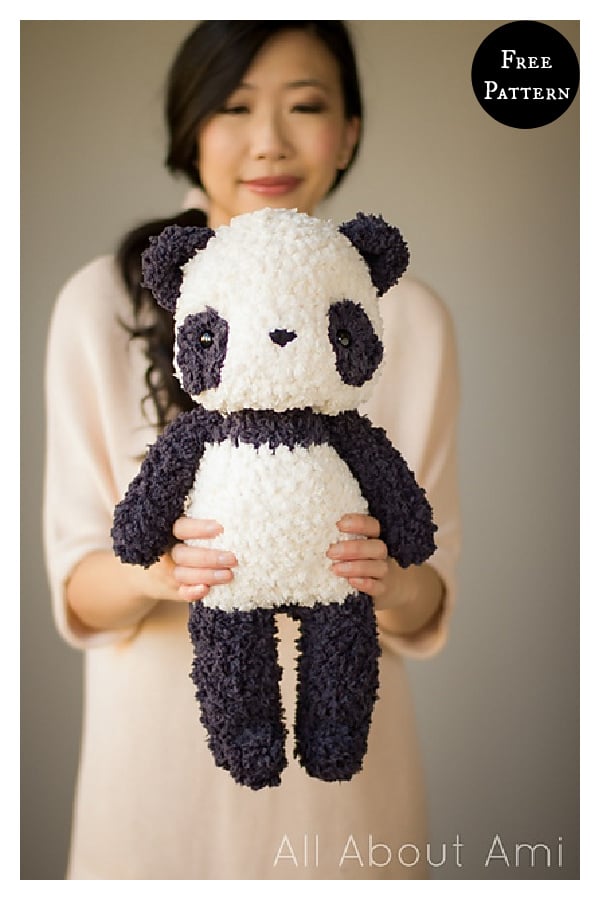 Fleece Panda Amigurumi Free Crochet Pattern