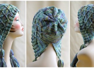 Iris Bloom Bonnet Free Knitting Pattern
