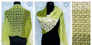 Lace Greenery Wrap Free Crochet Pattern