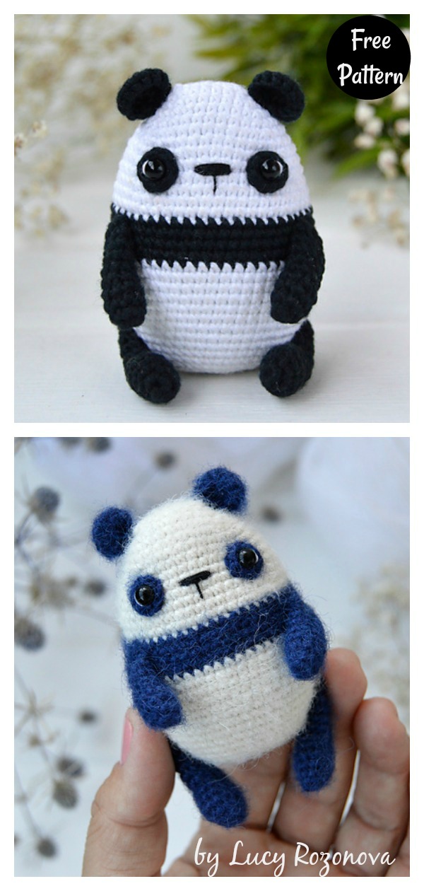 Little Panda Amigurumi Free Crochet Pattern