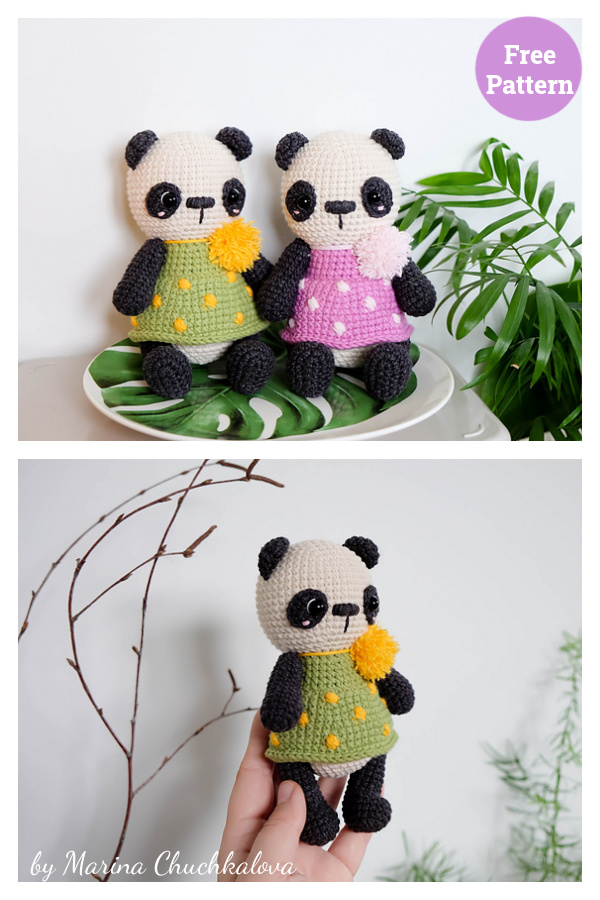 Little Panda Free Crochet Pattern