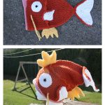 Magikarp Slouchy Hat Crochet Pattern