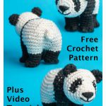 Panda Amigurumi Free Crochet Pattern and Video Tutorial