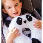 Panda Travel Pillow Crochet Pattern