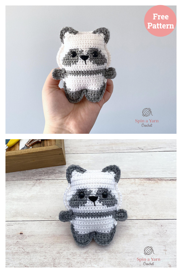 Pocket Panda Free Crochet Pattern 
