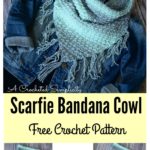 Scarfie Bandana Cowl Free Crochet Pattern