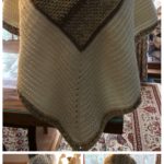 White Russian Poncho Free Crochet Pattern