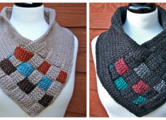 Be Weaving Cowl Free Crochet Pattern