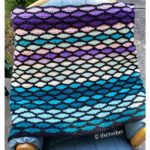 Diamond Wave Stitch Blanket Free Crochet Pattern and Video Tutorial