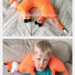 Fox Travel Pillow Crochet Pattern