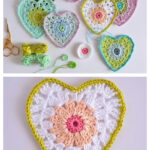 Granny Chic Heart Free Crochet Pattern