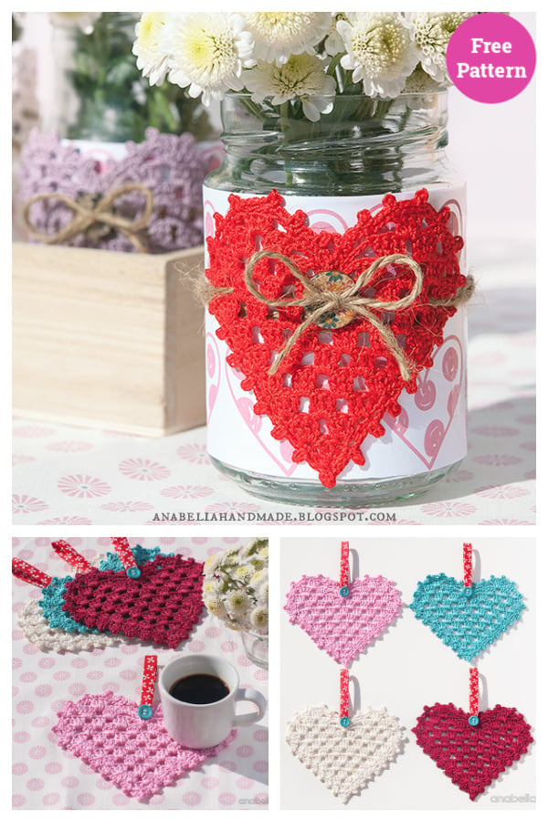 Granny Heart Free Crochet Pattern
