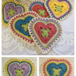 Granny Sweet Heart Free Crochet Pattern