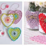 Granny Sweet Heart Free Crochet Pattern