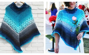 Mandala Poncho Free Crochet Pattern