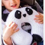 Panda Travel Pillow Crochet Pattern