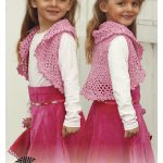 Pink Twist Circle Vest Free Crochet Pattern