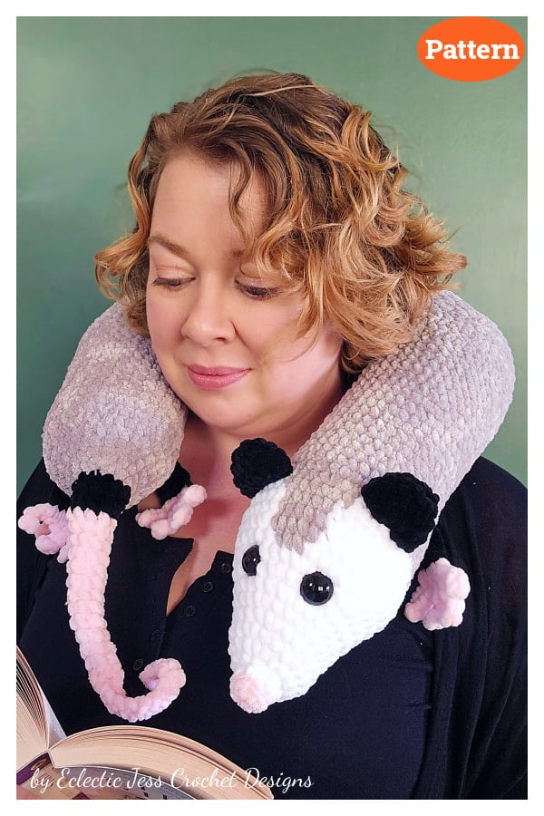 Possum Travel Pillow Crochet Pattern