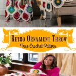 Retro Ornament Throw Blanket Free Crochet Pattern and Video Tutorial