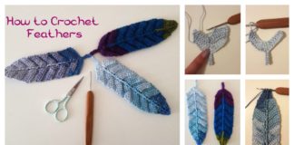 Reversible Feather Free Crochet Pattern