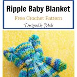 Ripple Baby Blanket Free Crochet Pattern