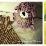 Roly Poly Teddy Bear Blanket Crochet Pattern