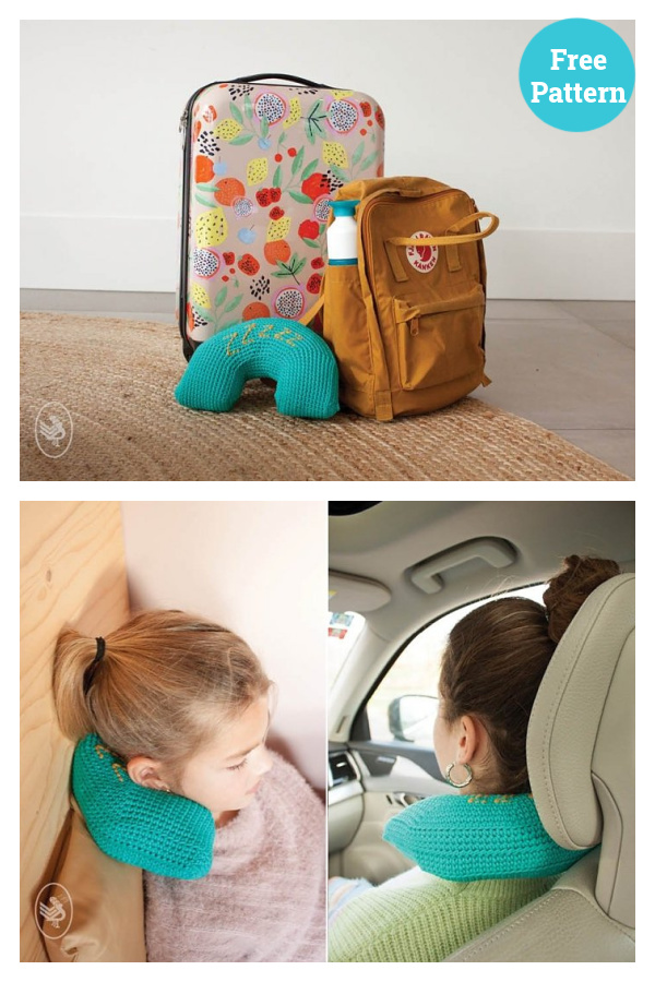 Travel Pillow Free Crochet Pattern 