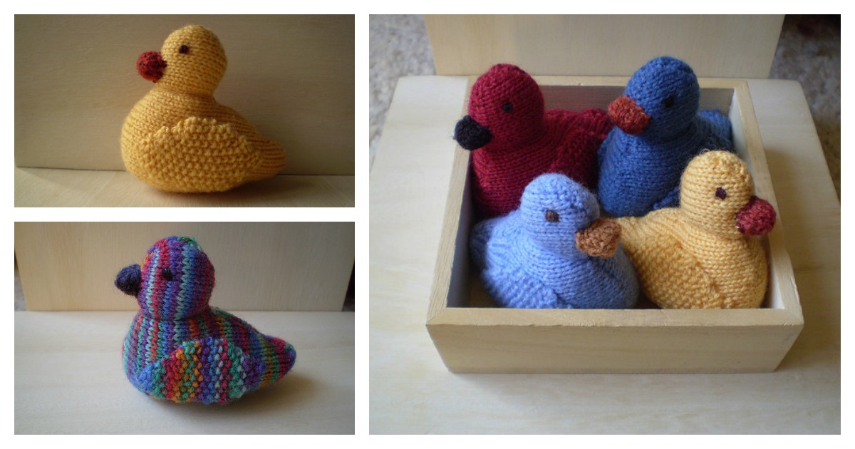Adorable Duckling Free Knitting Pattern