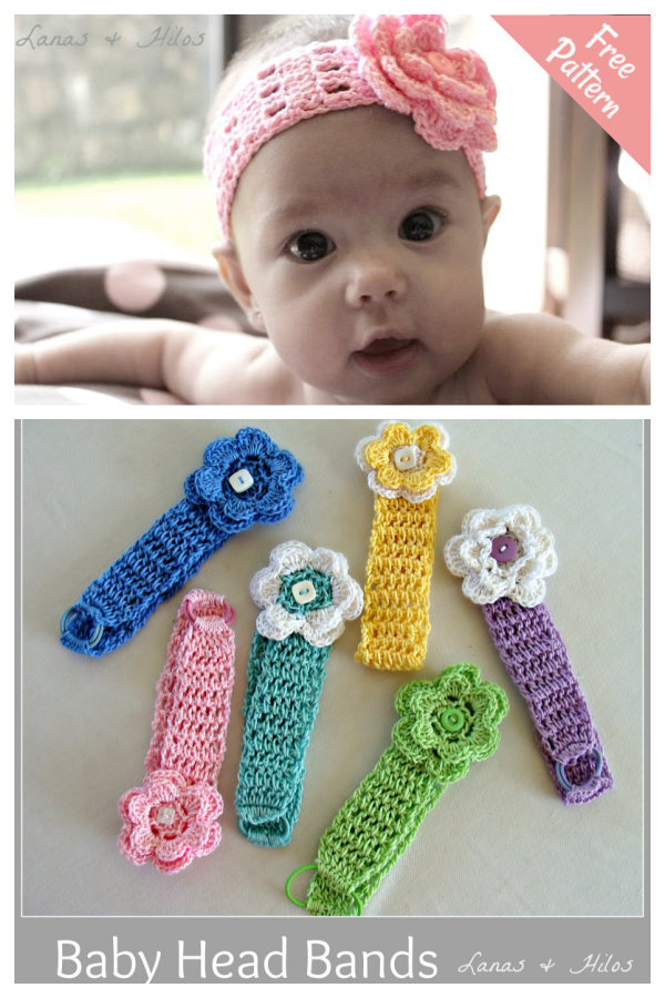 Baby Headbands Free Crochet Pattern