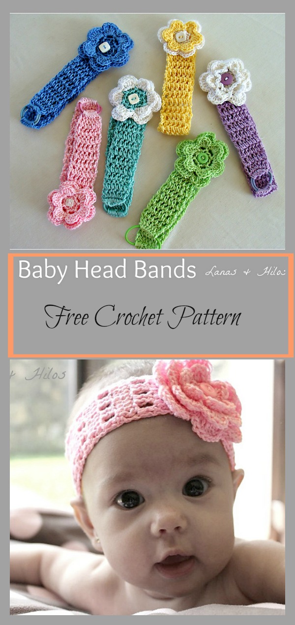 Baby Child Crochet Headband - Amelia's Crochet