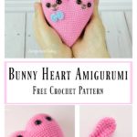 Bunny Heart Amigurumi Free Crochet Pattern