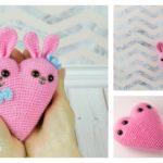 Bunny Heart Amigurumi Free Crochet Pattern