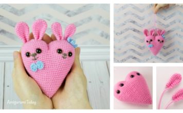 Bunny Heart Amigurumi Free Crochet Pattern