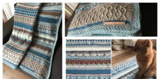 Double Trouble Blanket Free Crochet Pattern