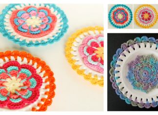 Embellished Decorative Plate Free Crochet Pattern
